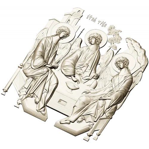 STL модель "Святая Троица" - 3D рельеф для ЧПУ