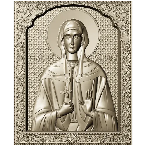 Saint Christina STL 3D model for CNC carving