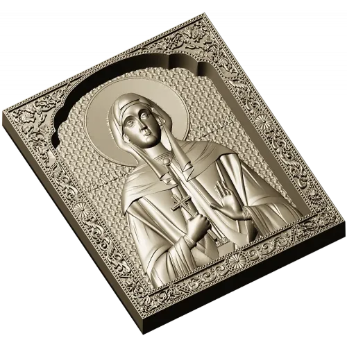 Saint Christina STL 3D model for CNC carving