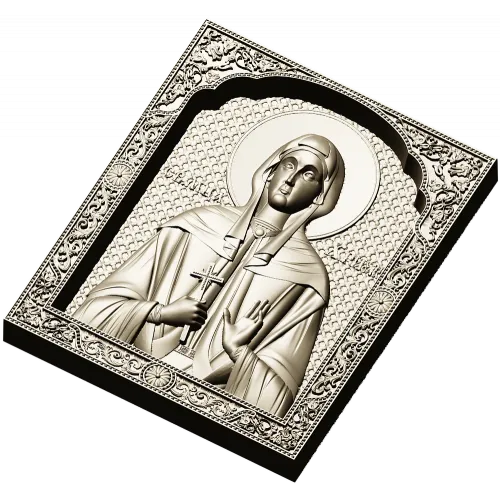 Saint Christina STL 3D model for CNC carving