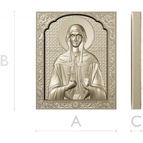 Saint Christina STL 3D model for CNC carving