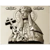 Святая Александра - рельефная 3D модель для ЧПУ в формате STL