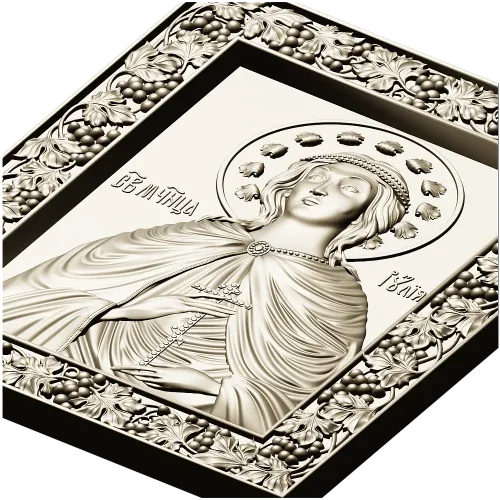 Икона "Святая Юлия" - 3D модель STL для ЧПУ