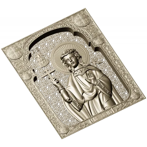 Икона Святая мученица Любовь - STL 3D модель для ЧПУ