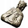 Святая мученица Людмила Чешская - 3D модель (STL) для ЧПУ