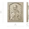 Saint Tatiana Icon - High-Relief STL 3D Model for CNC