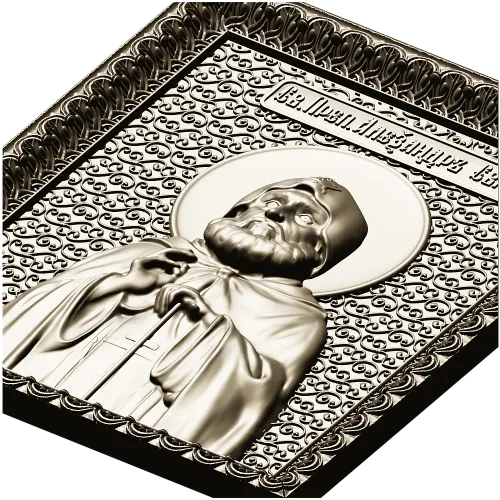 Икона святителя Александра Свирского - 3D STL рельеф