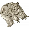 Holy Family bas-relief STL for CNC