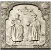 Saints Boris and Gleb - high relief icon STL for CNC
