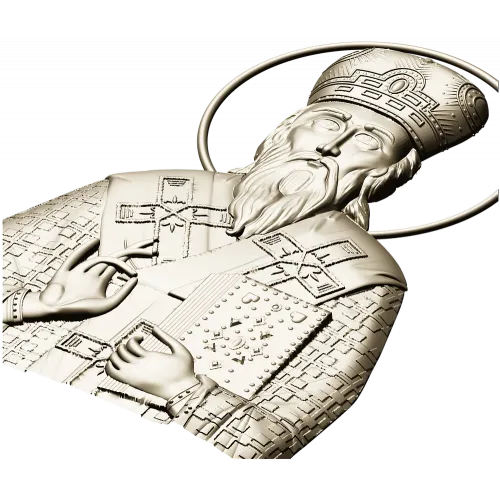 3D модель Святитель Василий Великий - STL для ЧПУ