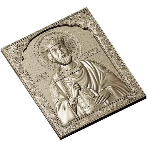 Saint Vladimir Orthodox Icon STL for CNC router