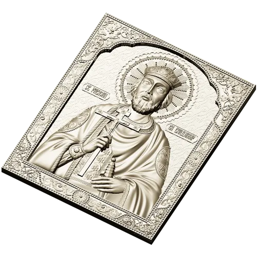 Saint Vladimir Orthodox Icon STL for CNC router