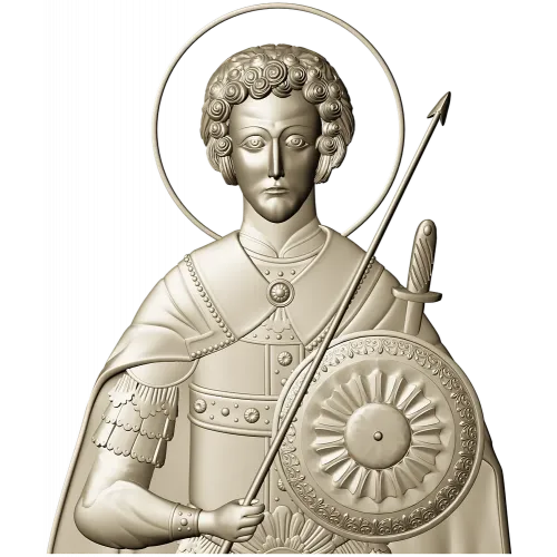 Saint George High-Relief STL for CNC