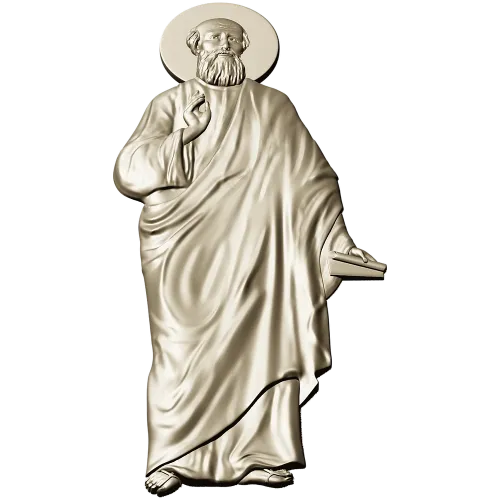 3D модель STL - Святой Елисей (рельеф)