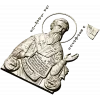 Святой Игнатий Богоносец - 3D модель STL для ЧПУ