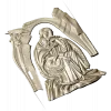 Saint Elijah high-relief STL for CNC