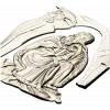 Saint Elijah high-relief STL for CNC