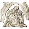Saint Elijah high-relief STL for CNC