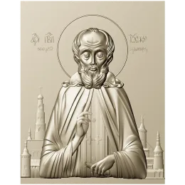 Иосиф Чудотворец - резной барельеф