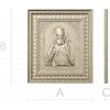 Saint Luke of Simferopol - high-relief icon STL for CNC