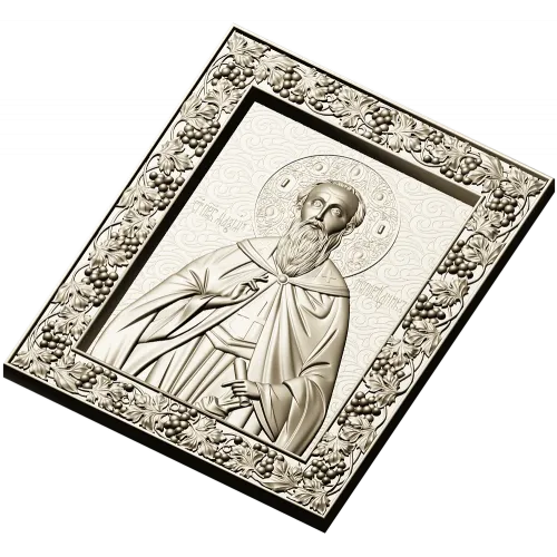 Икона Святой Максим Исповедник - stl модель для ЧПУ
