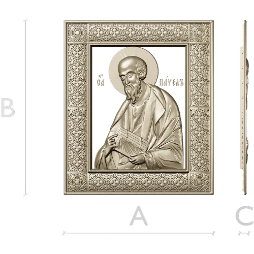 Рельефная икона Святого Апостола Павла - STL для ЧПУ
