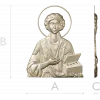 Святой Пантелеймон - рельефная 3D модель STL для ЧПУ