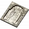 Saints Peter and Fevronia icon relief STL for CNC