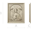 Saint Raphael high-relief icon STL for CNC