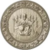 Christ the Savior - circular relief STL for CNC