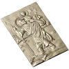 Saint Christopher high-relief STL for CNC milling