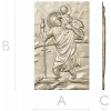 Saint Christopher high-relief STL for CNC milling