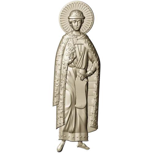 Святой Царевич Дмитрий Угличский - STL барельеф для ЧПУ