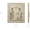 Saints Sergius and Herman - detailed STL 3D model for CNC