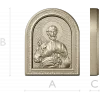 Saint Simon the Canaanite - STL Icon Relief