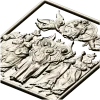 Assembly of New Martyrs - high-relief STL for CNC carving