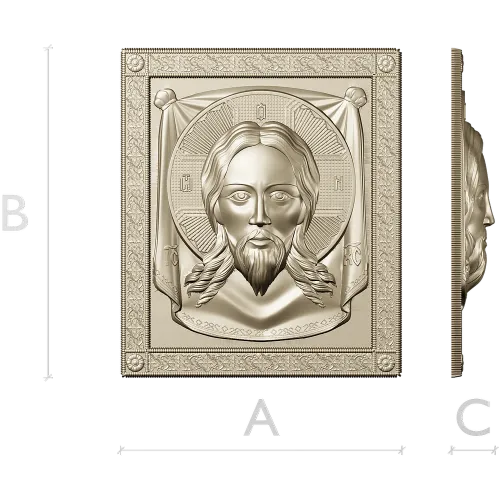 Спас Нерукотворный - 3D STL модель для ЧПУ