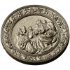 Last Supper round relief STL for CNC carving