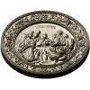 Last Supper round relief STL for CNC carving