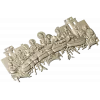 Тайная Вечеря - рельефная 3D модель STL для ЧПУ