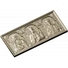 High-relief Icon Triptych STL - Theotokos, Christ Pantokrator, St. Nicholas