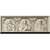 High-relief Icon Triptych STL - Theotokos, Christ Pantokrator, St. Nicholas