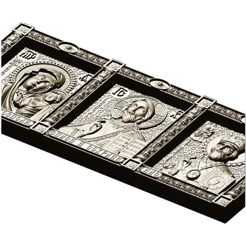 Тройник - Богородица, Господь Вседержитель, Николай Чудотворец (3D модель STL)