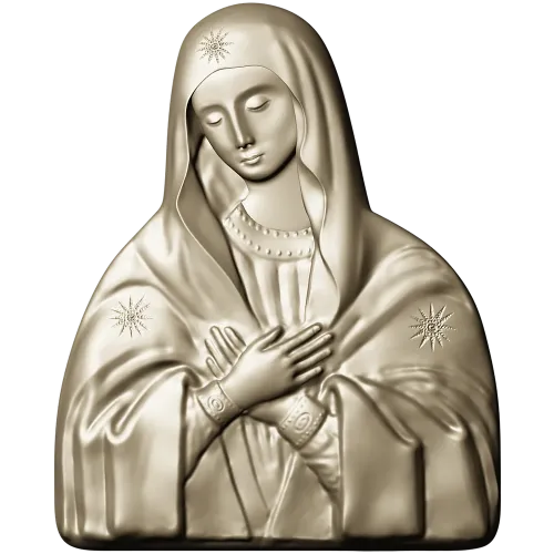 Theotokos "Tenderness" - STL 3D model for CNC bas-relief