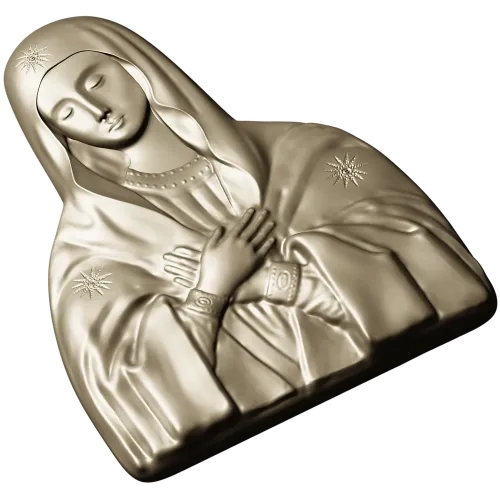 Theotokos "Tenderness" - STL 3D model for CNC bas-relief