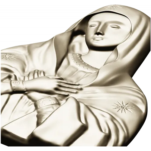 Theotokos "Tenderness" - STL 3D model for CNC bas-relief