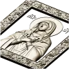 Virgin of Tenderness - high-relief STL 3D model for CNC