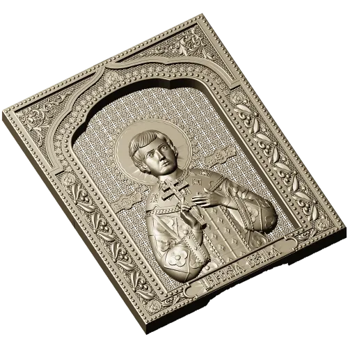 Икона "Царевич Алексей" - STL 3D модель для ЧПУ