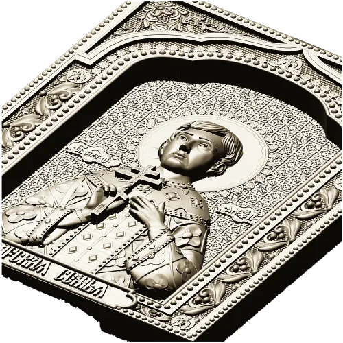 Икона "Царевич Алексей" - STL 3D модель для ЧПУ