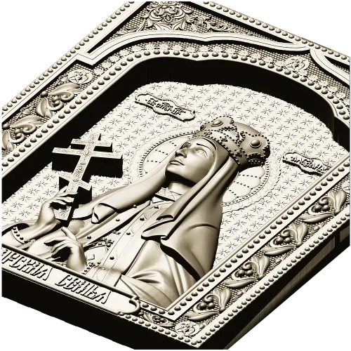 3D модель STL - икона "Царевна Александра" для ЧПУ